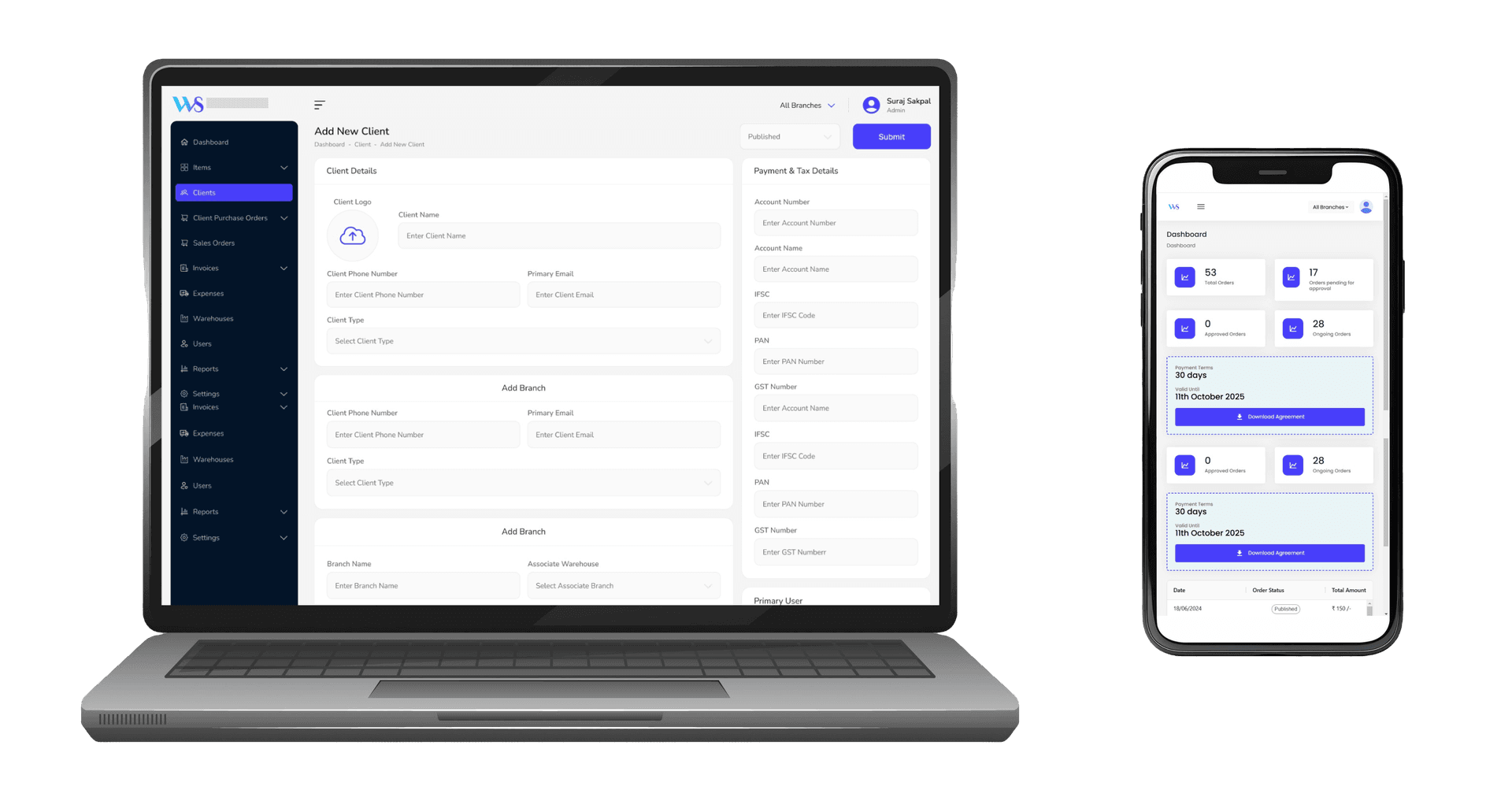 picture of laptop and mobile preview